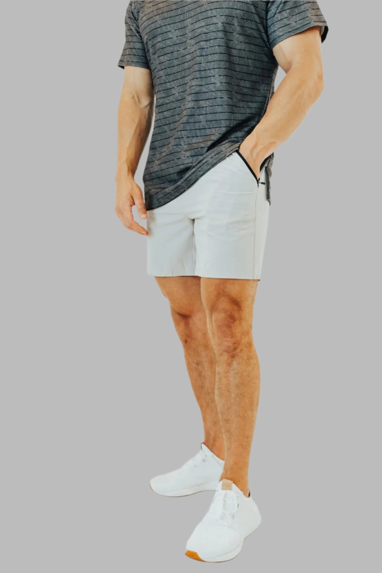 Ace 6’ Golf Short - Pebble Grey BodCraft