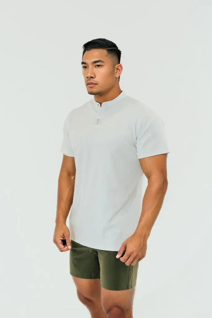 Men’s Ace Short Sleeve Golf Shirt - Blizzard White BodCraft