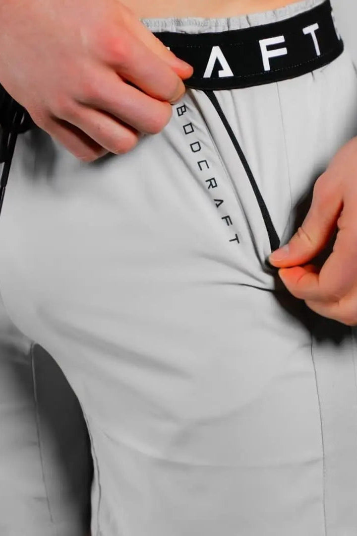 Origin Performance Shorts - Pebble Grey Bodcraft