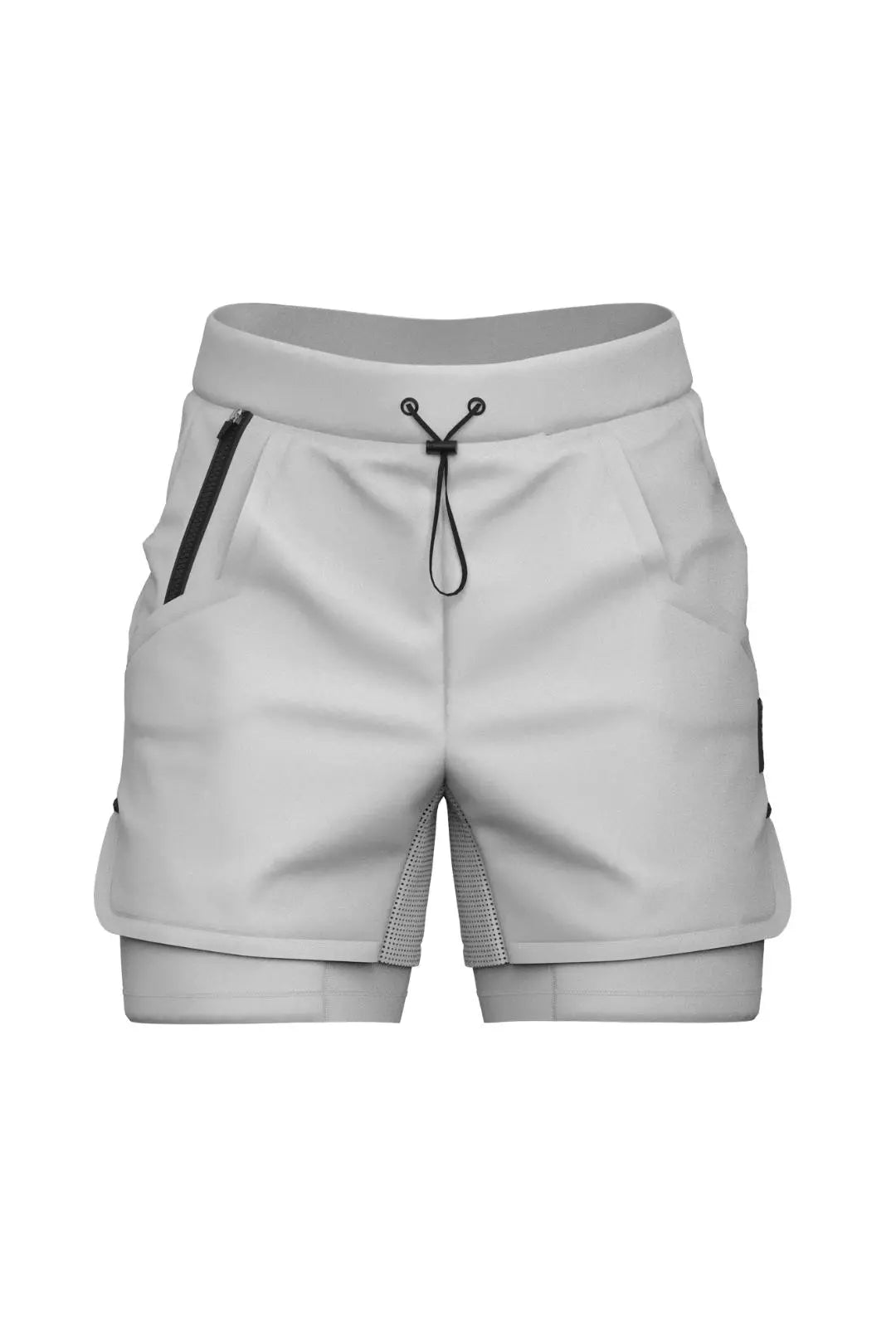 Total War Ai1 Lined Training Short - Pebble Grey Bodcraft