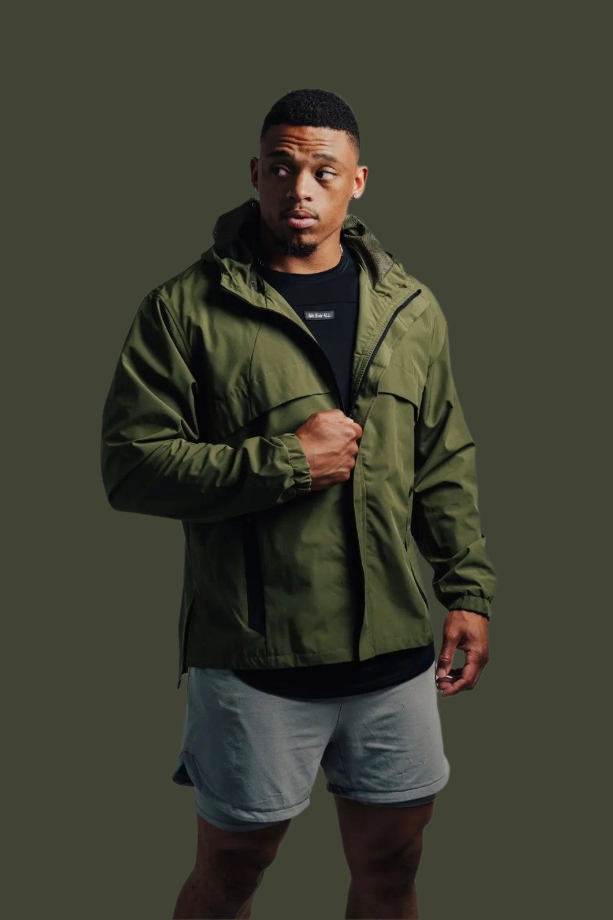 Total War Ai1 Stealth Full-Zip Jacket - Dark Olive - Bodcraft