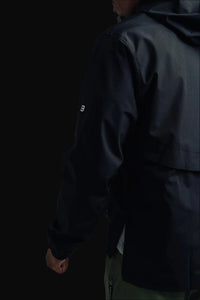 Sleeve logo on the Midnight Black Ai1 Stealth full-zip