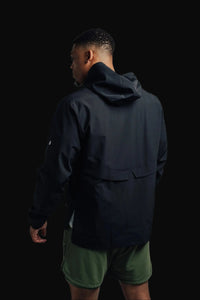 Back view of the Midnight Black Ai1 Stealth jacket