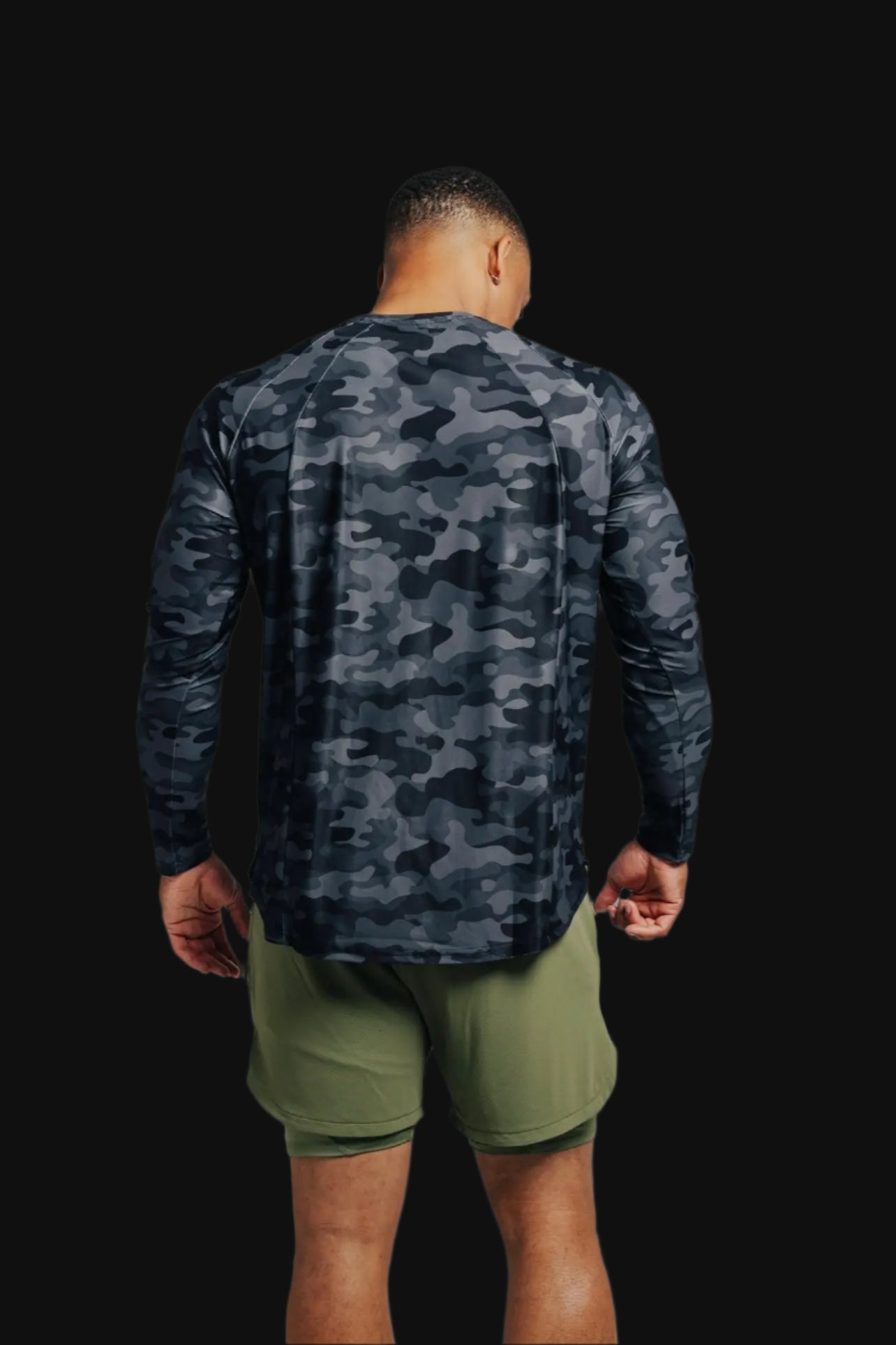 Total War Ai1 “Give Your All” Long Sleeve - Black Camo Bodcraft