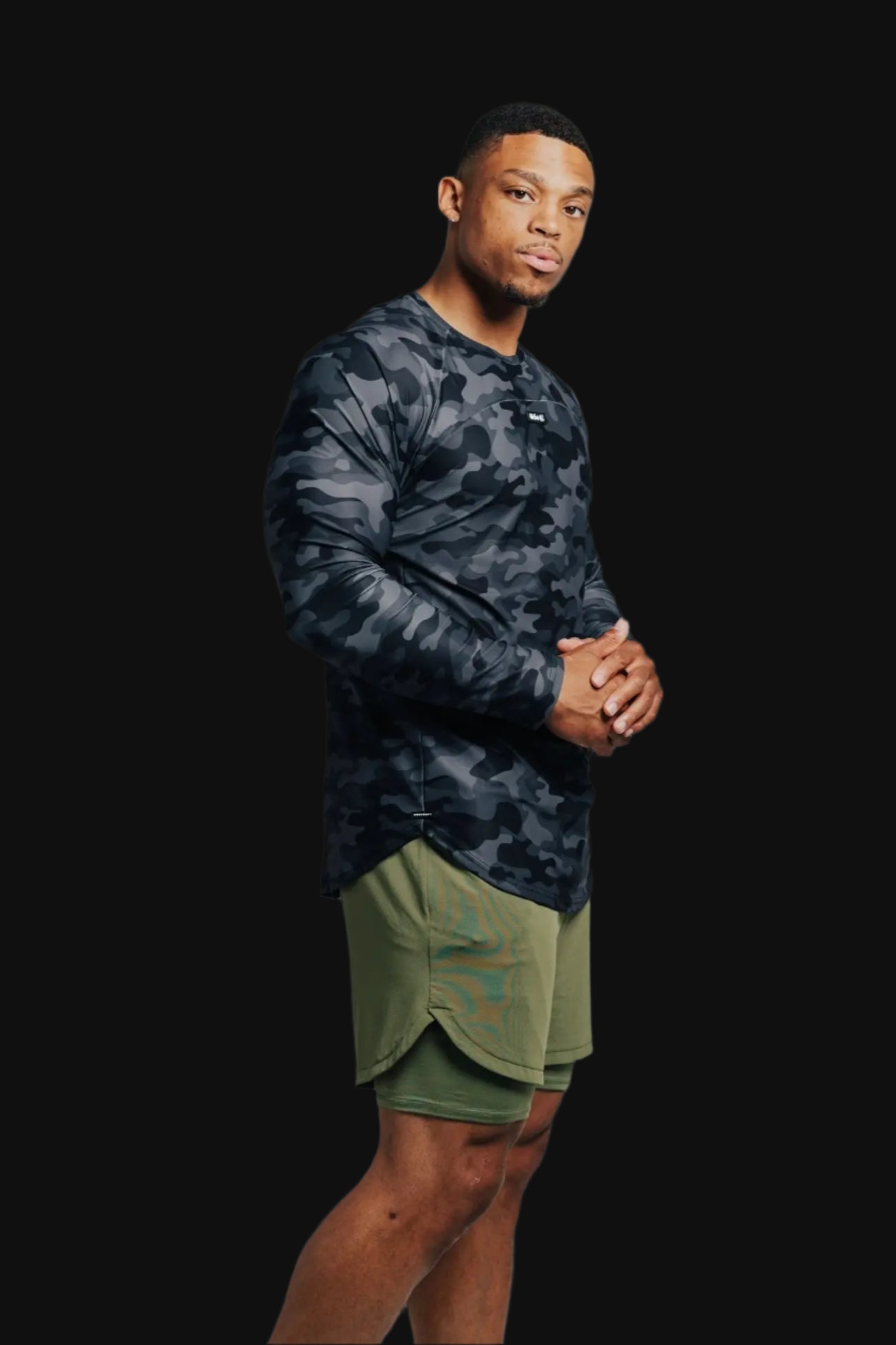 Total War Ai1 “Give Your All” Long Sleeve - Black Camo Bodcraft