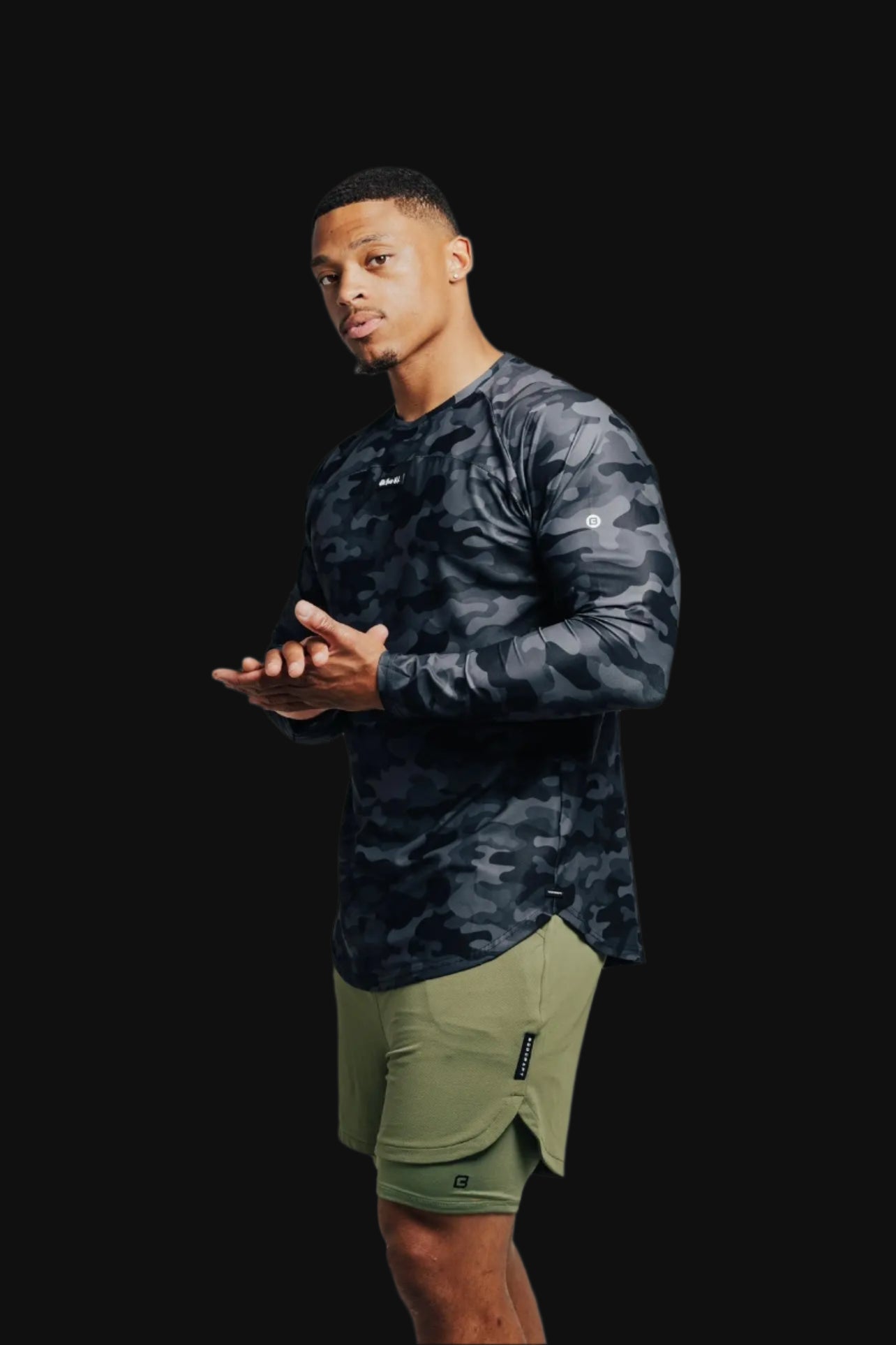 Total War Ai1 “Give Your All” Long Sleeve - Black Camo Bodcraft