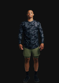 Total War Ai1 “Give Your All” Long Sleeve - Black Camo Bodcraft