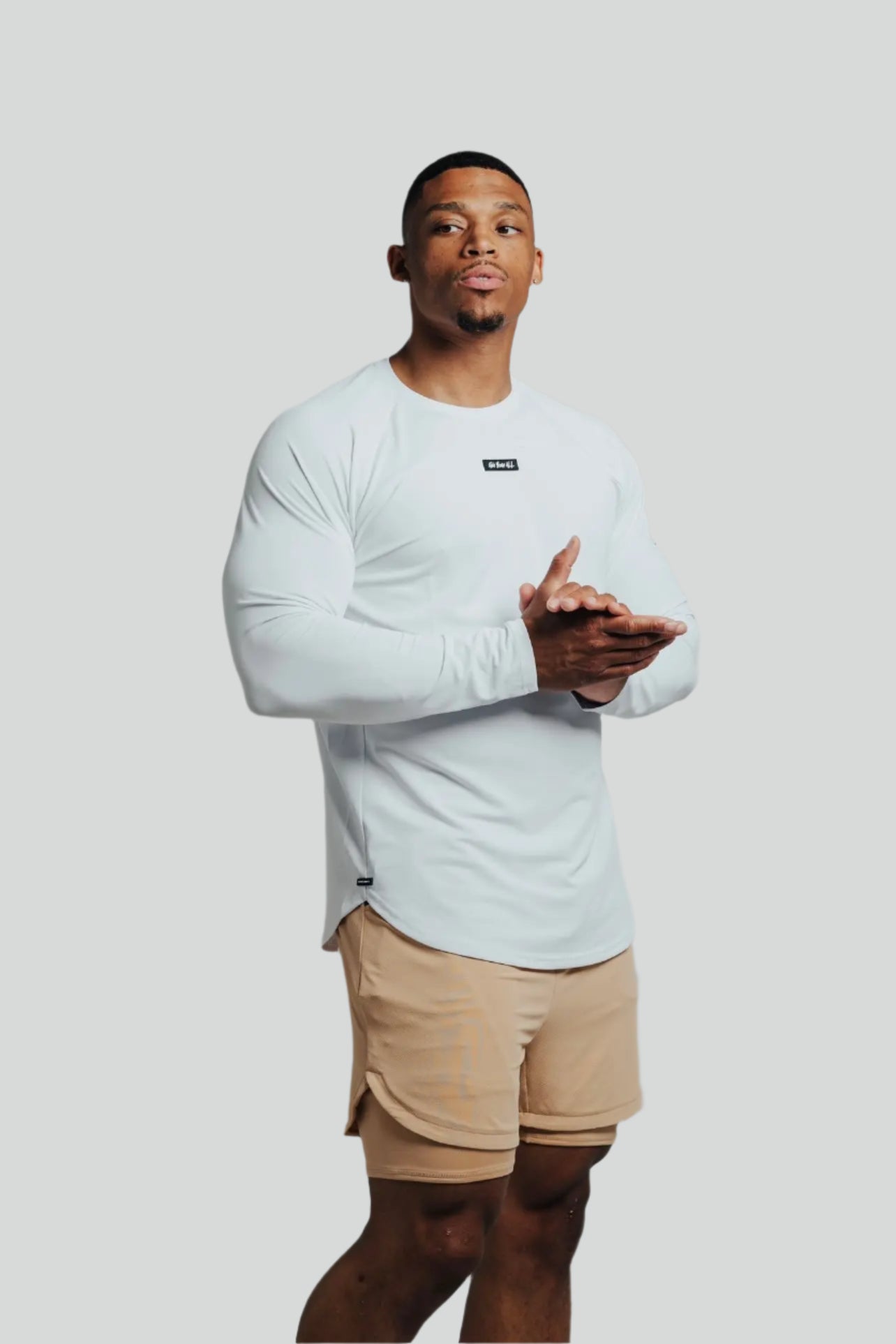 Total War Ai1 “Give Your All” Long Sleeve - Blizzard White Bodcraft