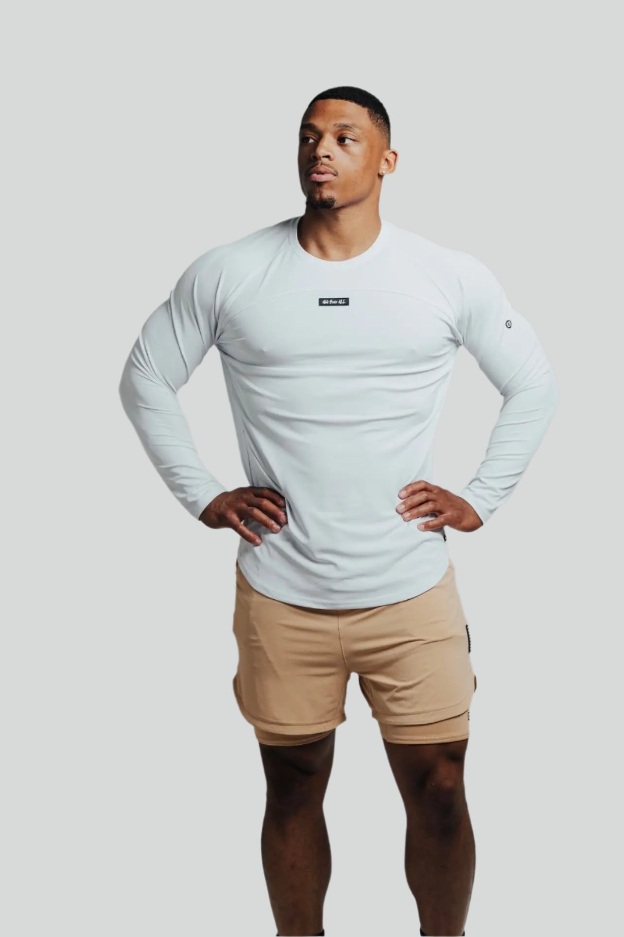 Total War Ai1 “Give Your All” Long Sleeve - Blizzard White Bodcraft