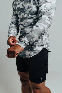 Total War Ai1 “Give Your All” Long Sleeve - Snow Camo Bodcraft