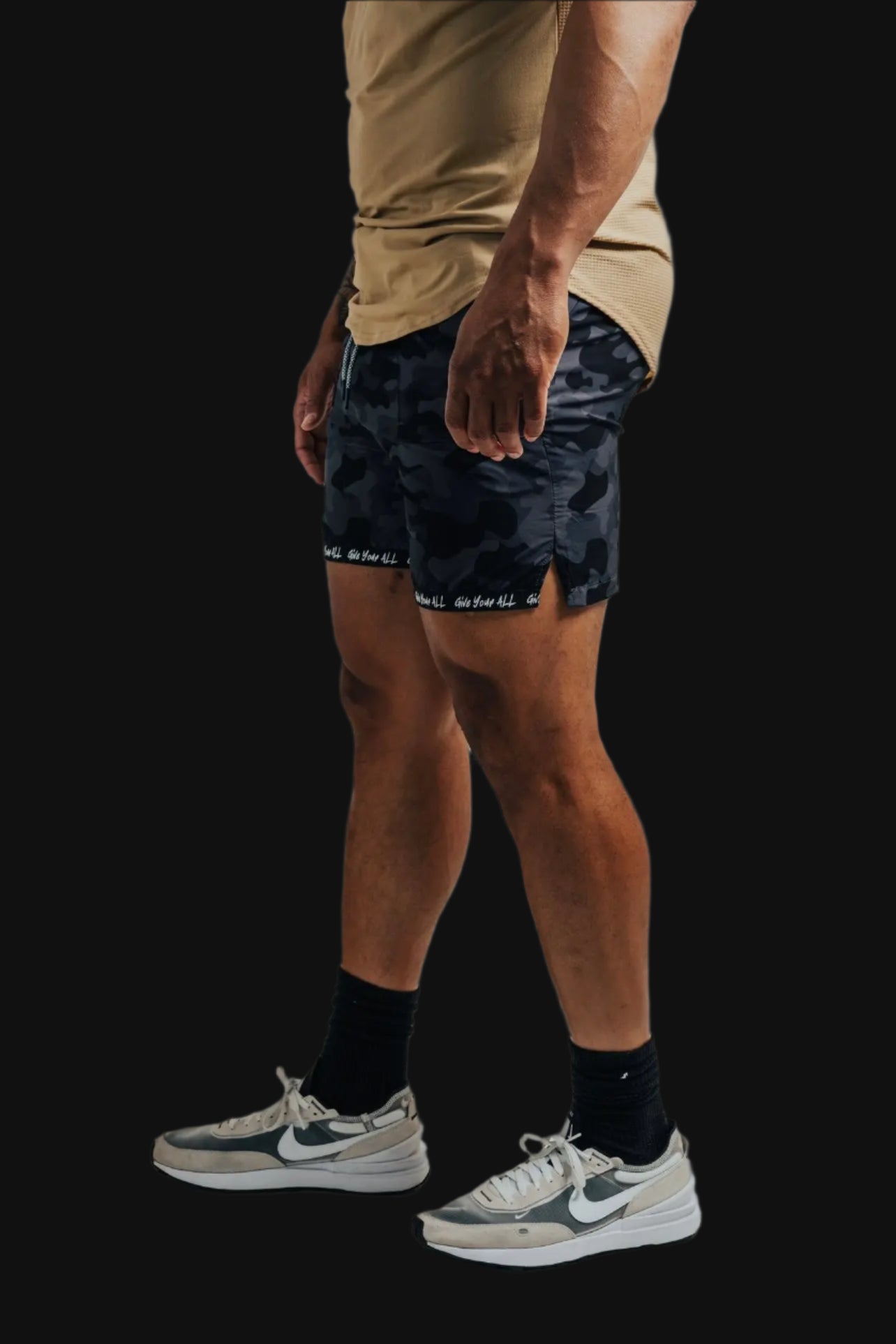 Total War Ai1 “Give Your All” Short - Black Camo Bodcraft