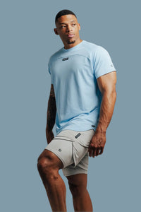 Total War Ai1 “Give Your All” Short Sleeve - Carolina Blue Bodcraft