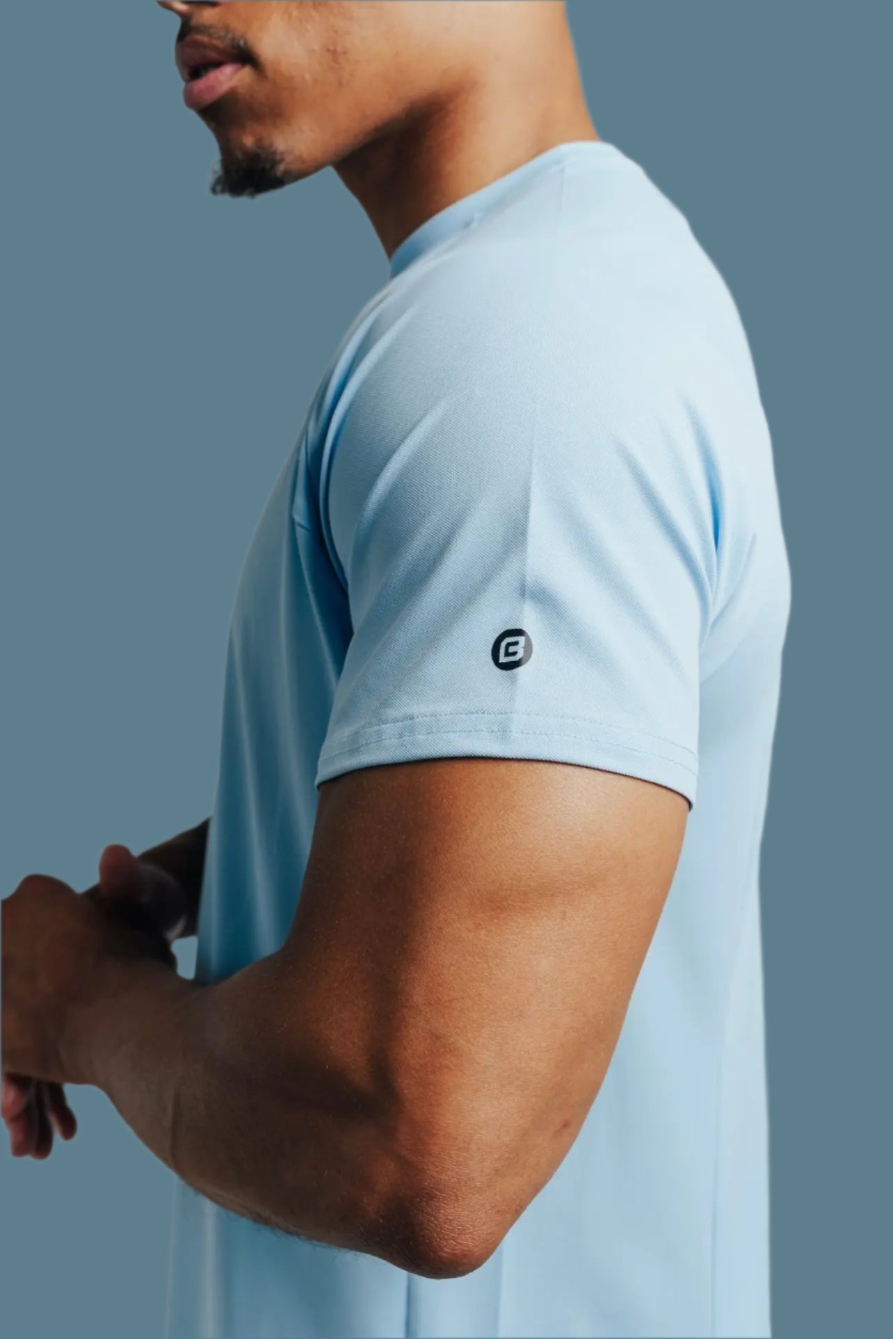 Total War Ai1 “Give Your All” Short Sleeve - Carolina Blue Bodcraft