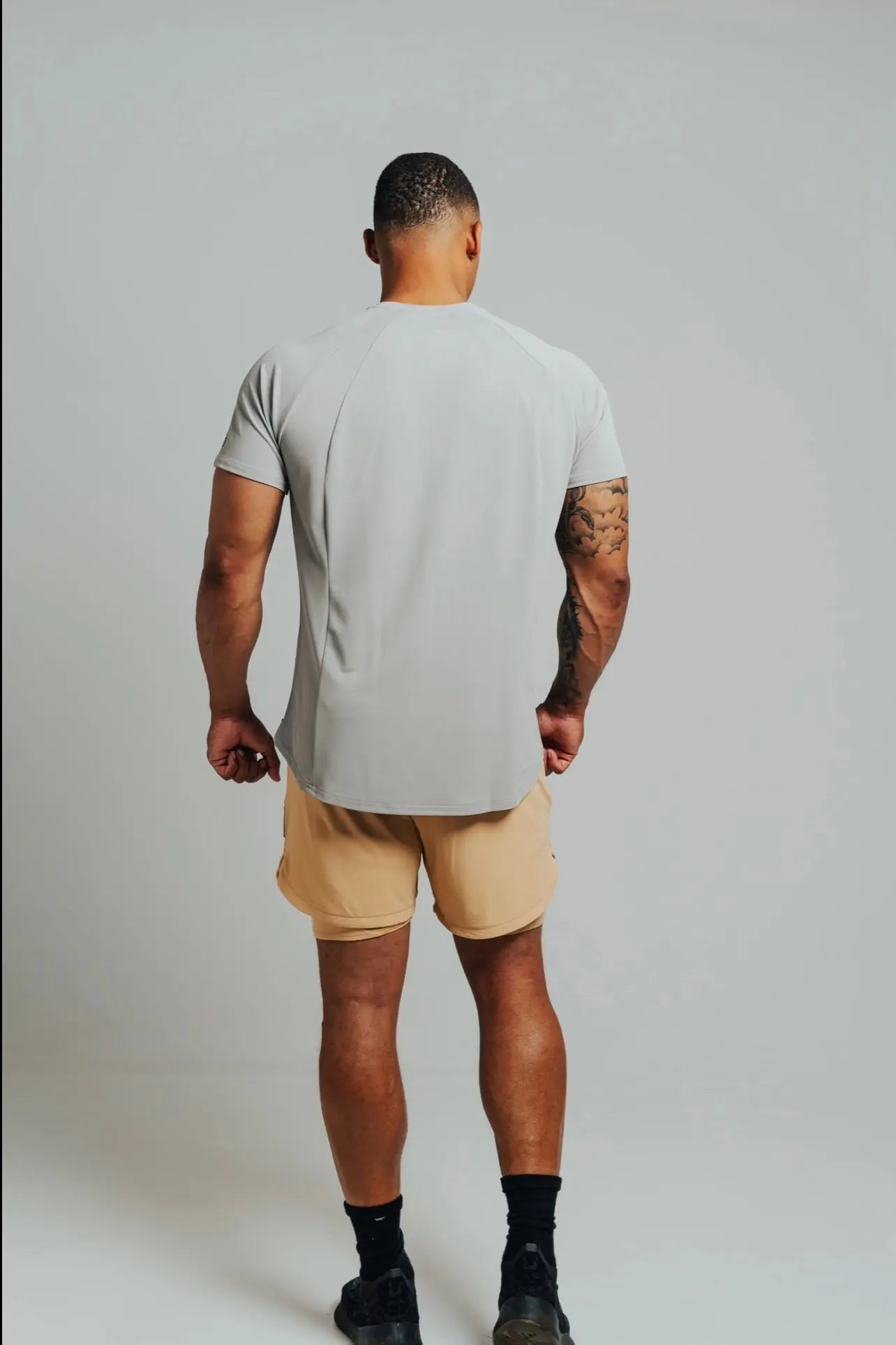 Total War Ai1 “Give Your All” Short Sleeve - Ghost Grey Bodcraft