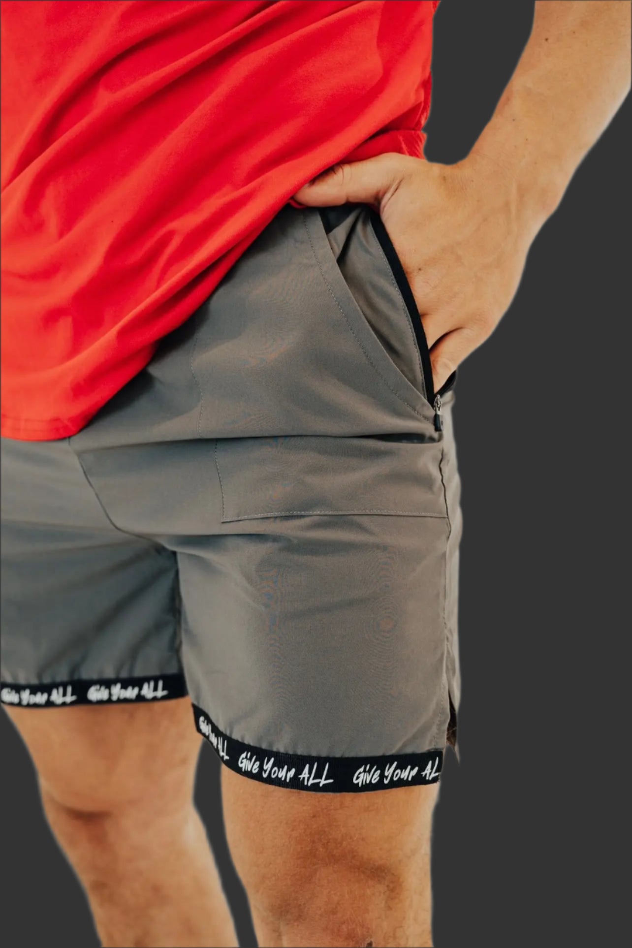 Total War Ai1 “Give Your All” Short - Storm Grey Bodcraft