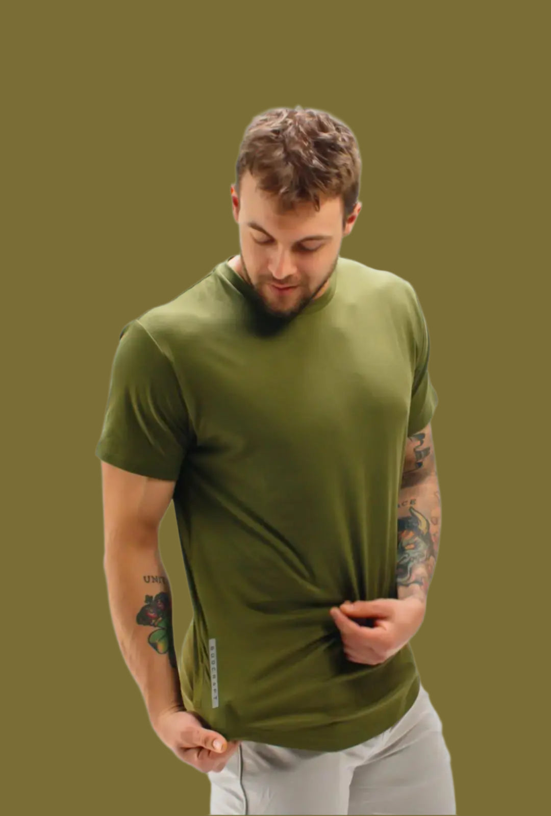 Total War Battle Short Sleeve - Dark Olive Bodcraft