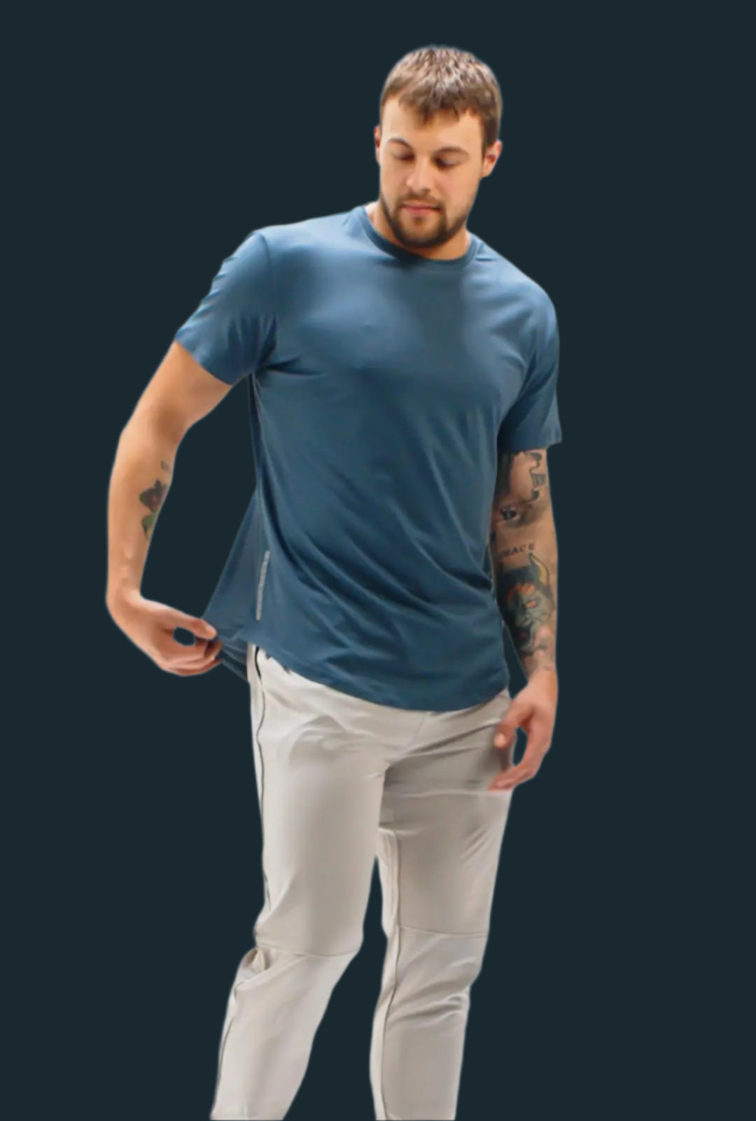 Total War Battle Short Sleeve - Slate Blue Bodcraft