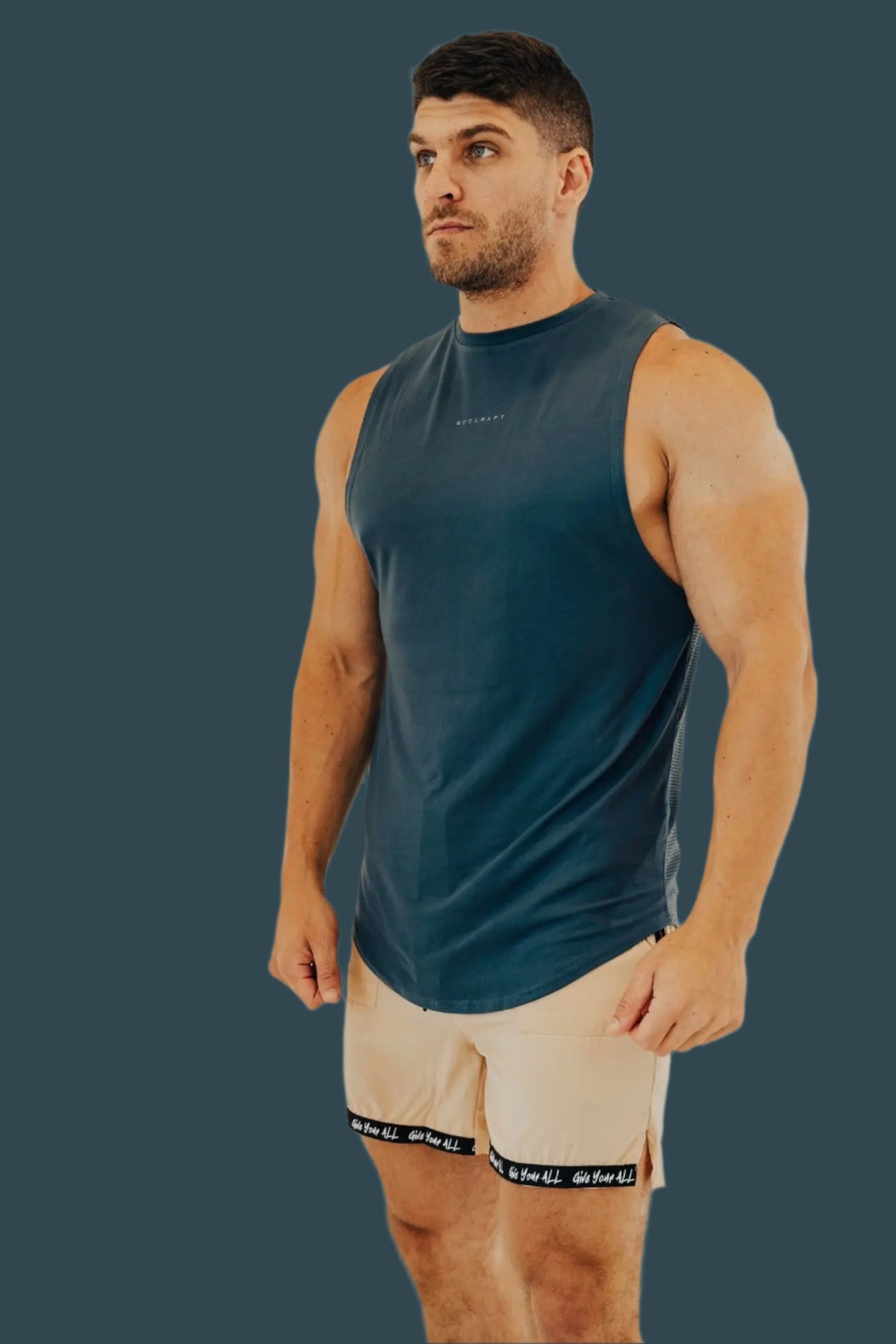 Total War Battle Sleeveless - Deep Blue BodCraft