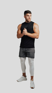 Total War Battle Vented Mesh Training Tight - Blizzard White Bodcraft
