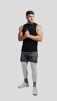 Total War Battle Vented Mesh Training Tight - Blizzard White Bodcraft