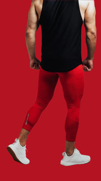 Total War Battle Vented Mesh Training Tight - Candy Apple Red Bodcraft