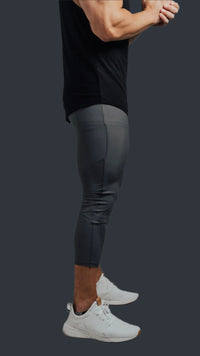 Total War Battle Vented Mesh Training Tight - Storm Grey Bodcraft