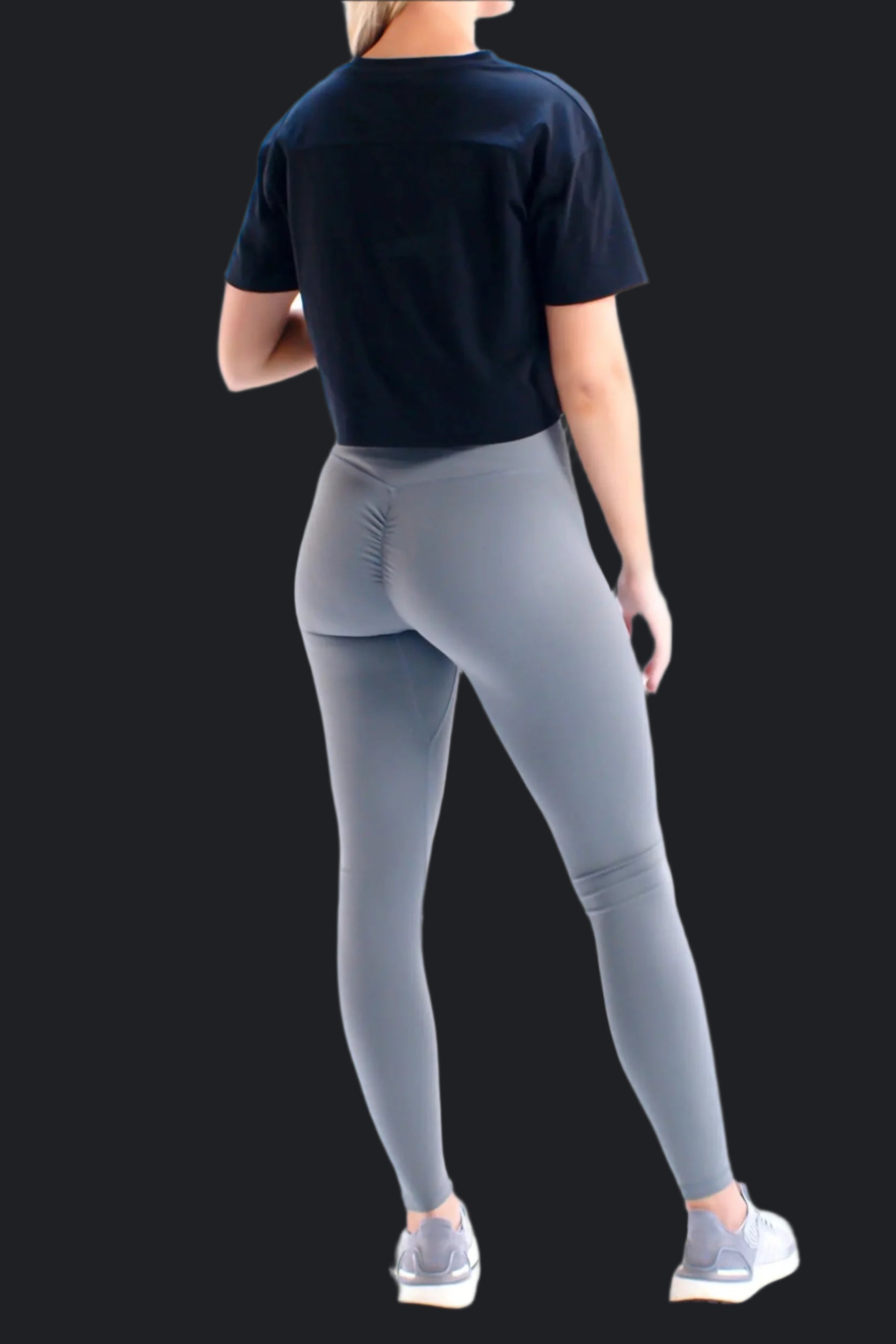 Total War Energy Sleeved Crop - Midnight Black Bodcraft