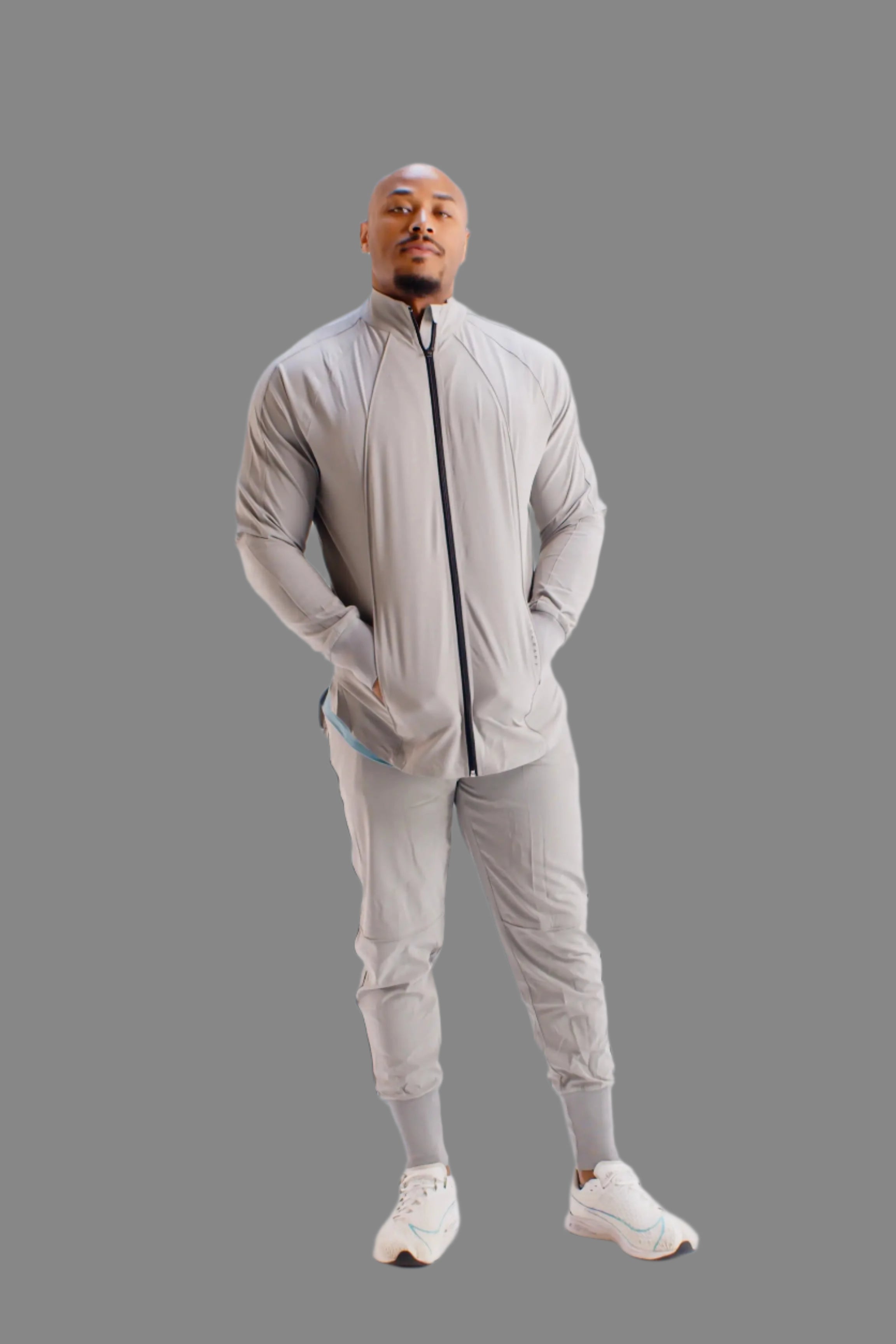 Total War Lux Full-Zip Jacket - Ghost Grey Bodcraft