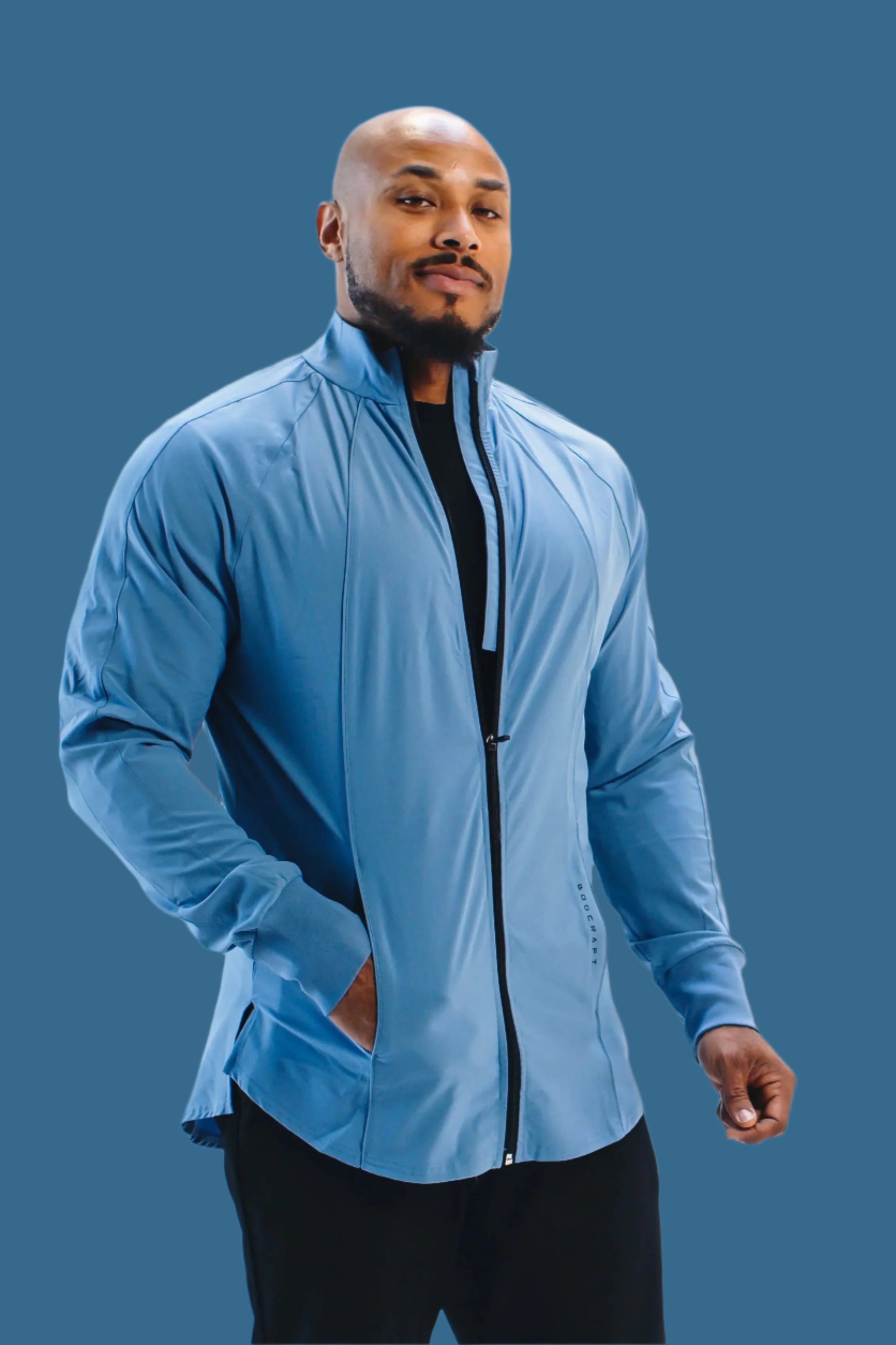 Total War Lux Full-Zip Jacket - Sapphire Blue Bodcraft
