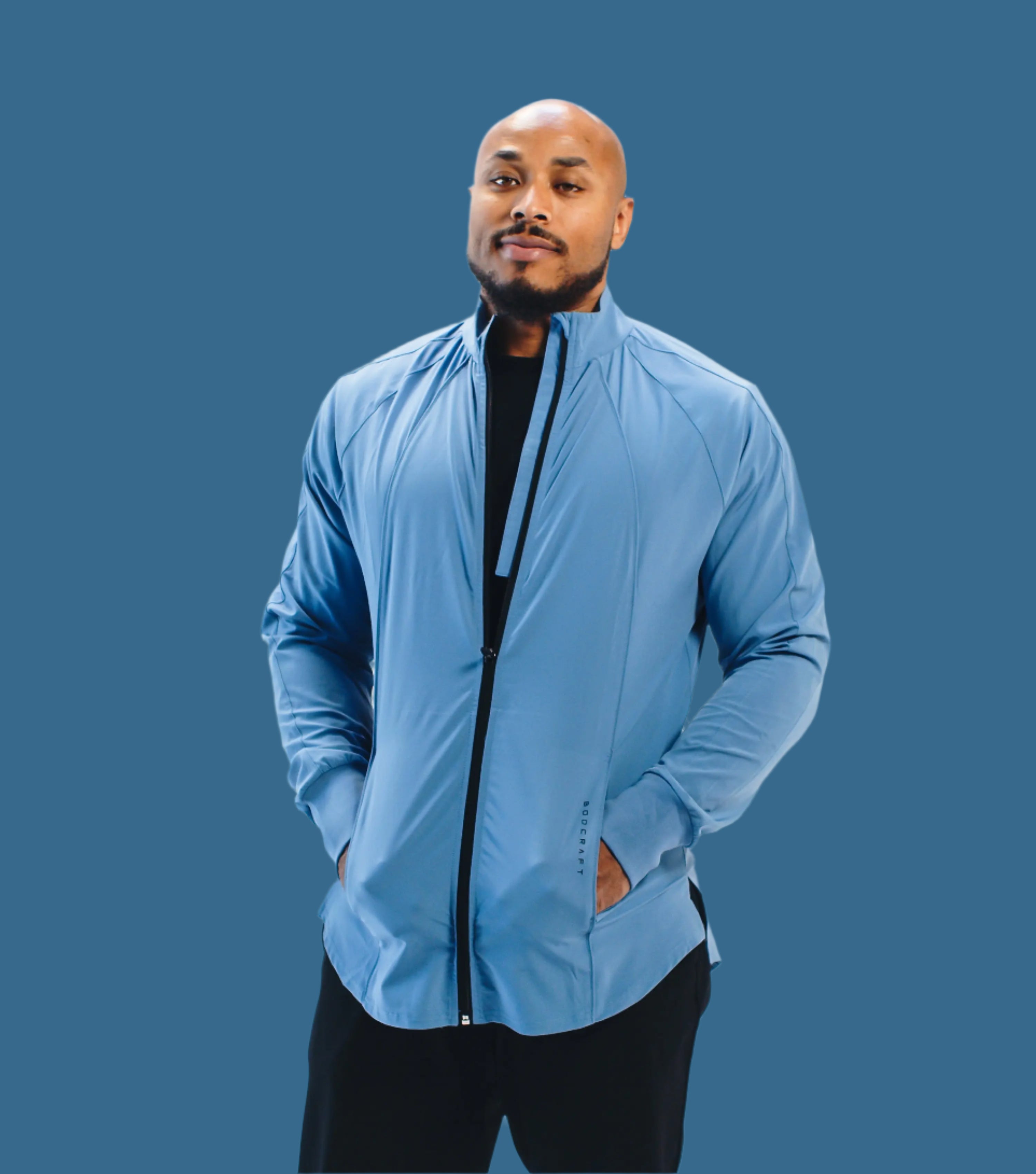 Total War Lux Full-Zip Jacket - Sapphire Blue Bodcraft