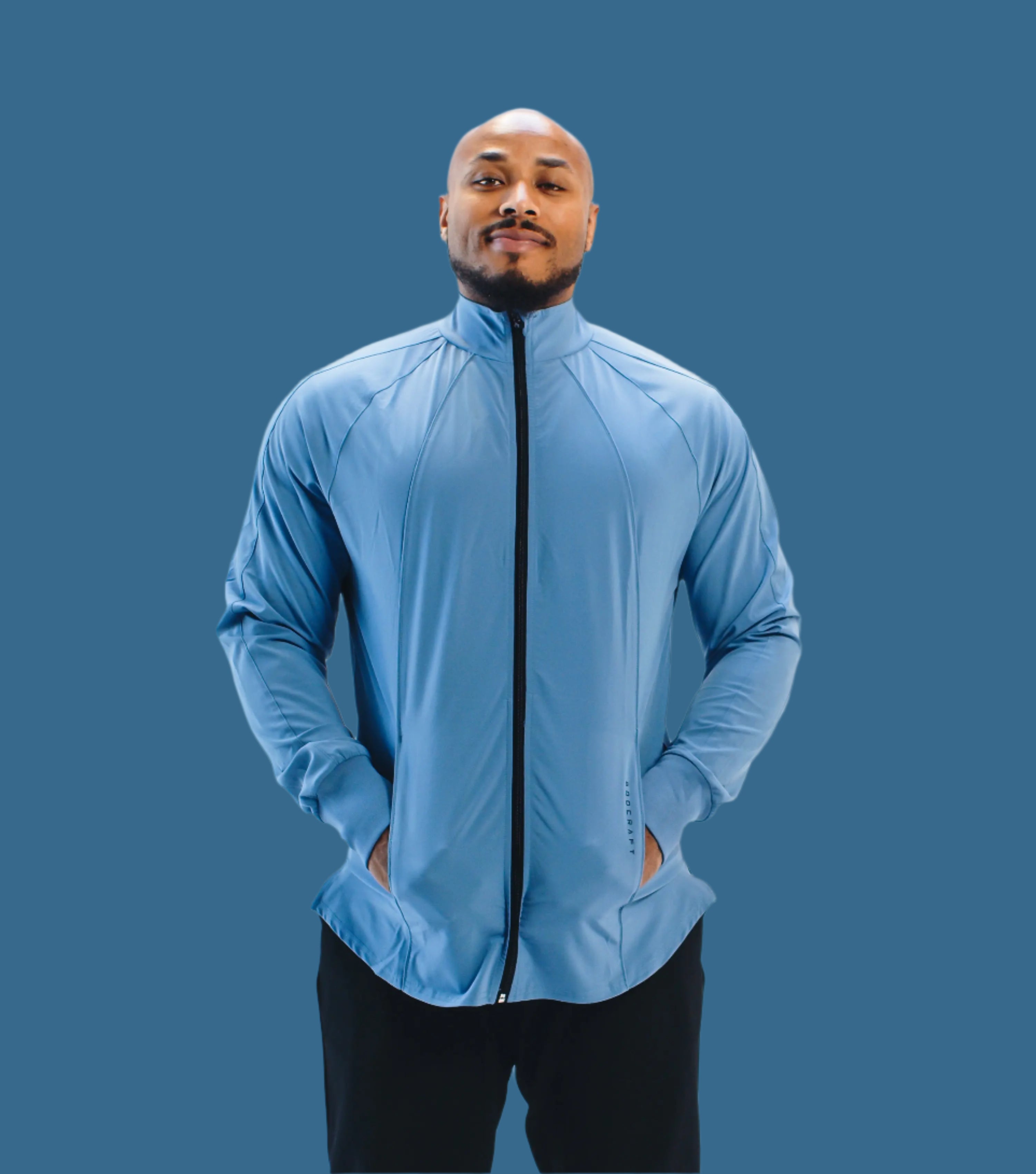 Total War Lux Full-Zip Jacket - Sapphire Blue Bodcraft