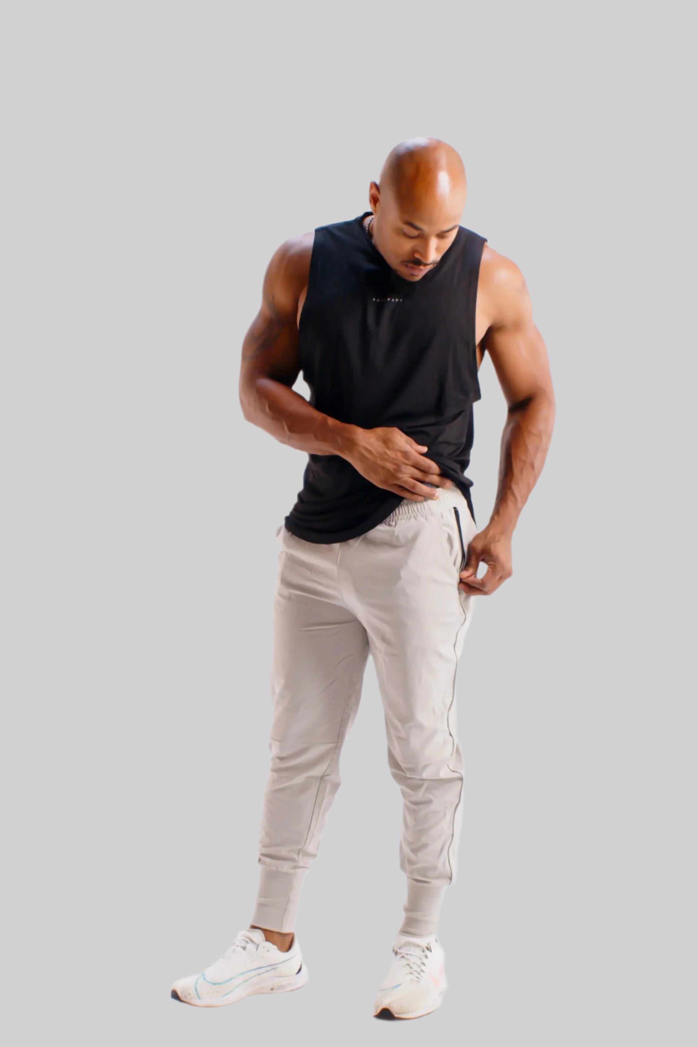 Total War Lux Jogger - Pebble Grey Bodcraft