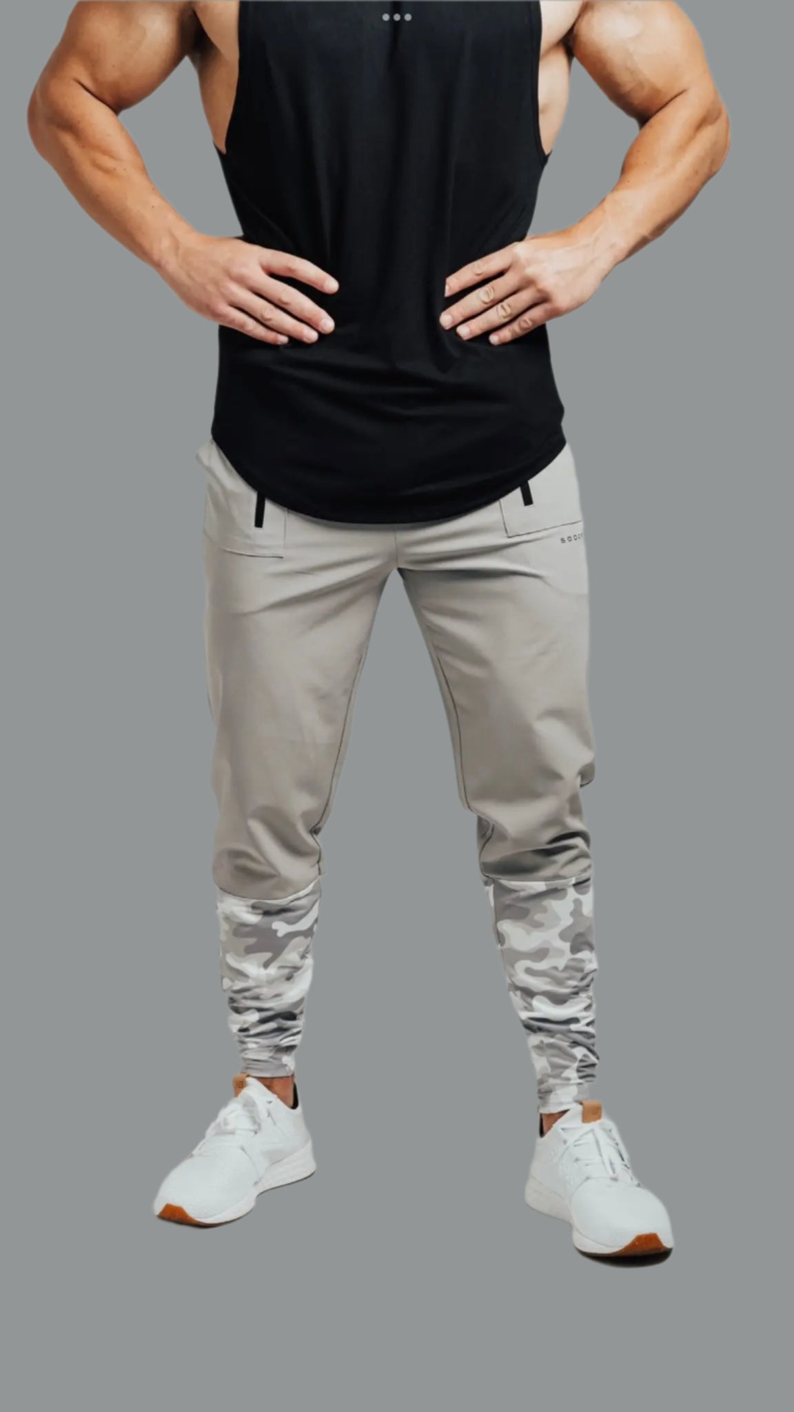 Total War Ai1 Jogger - Ghost Grey / White Camo BodCraft