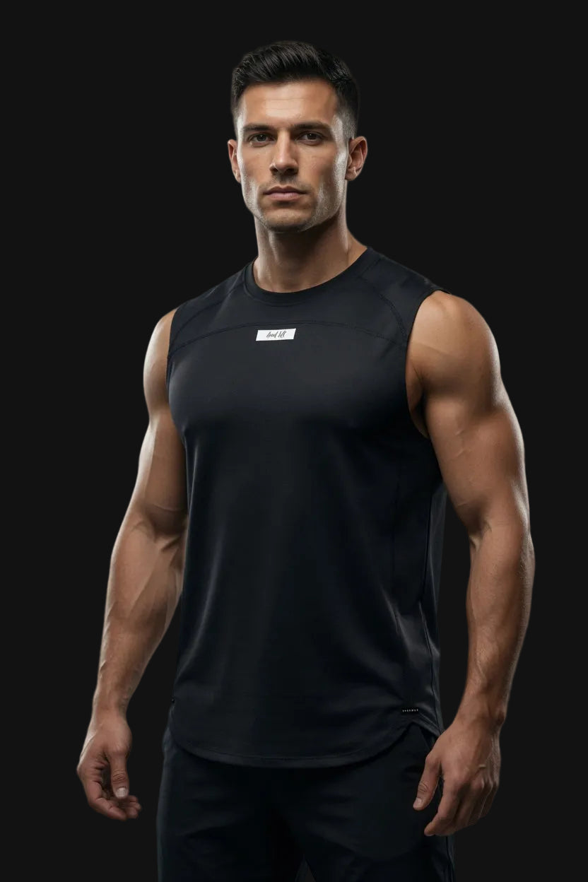 Special Edition Luke Rhodes Total War Ai1 “Best Yet” Sleeveless - Midnight Black