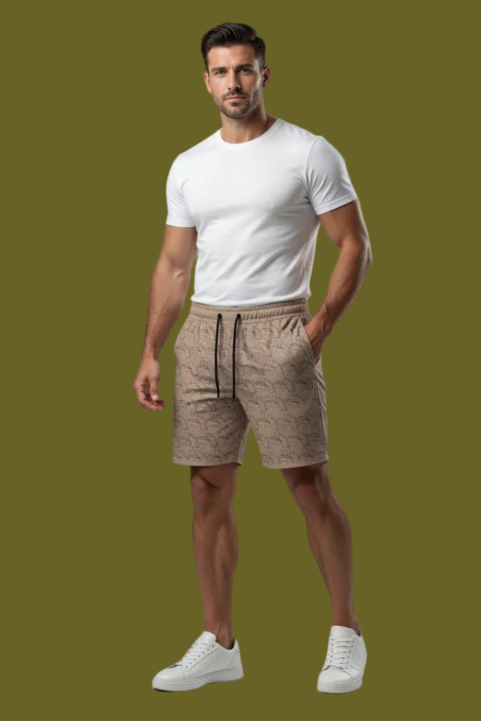 Total War Endgame Graphic Print SweatShort - King’s Gold
