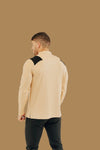 Men’s Ace Long Sleeve Golf Shirt - King’s Gold / Black BodCraft