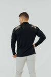 Men’s Ace Long Sleeve Golf Shirt - Black/Camo BodCraft