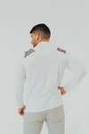 Men’s Ace Long Sleeve Golf Shirt - White/Camo BodCraft