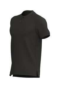 Seaweed Green short sleeve golf shirt render with raglan sleeves