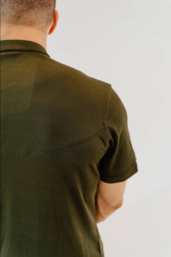 Men’s Ace Short Sleeve Golf Shirt - Seaweed Green BodCraft