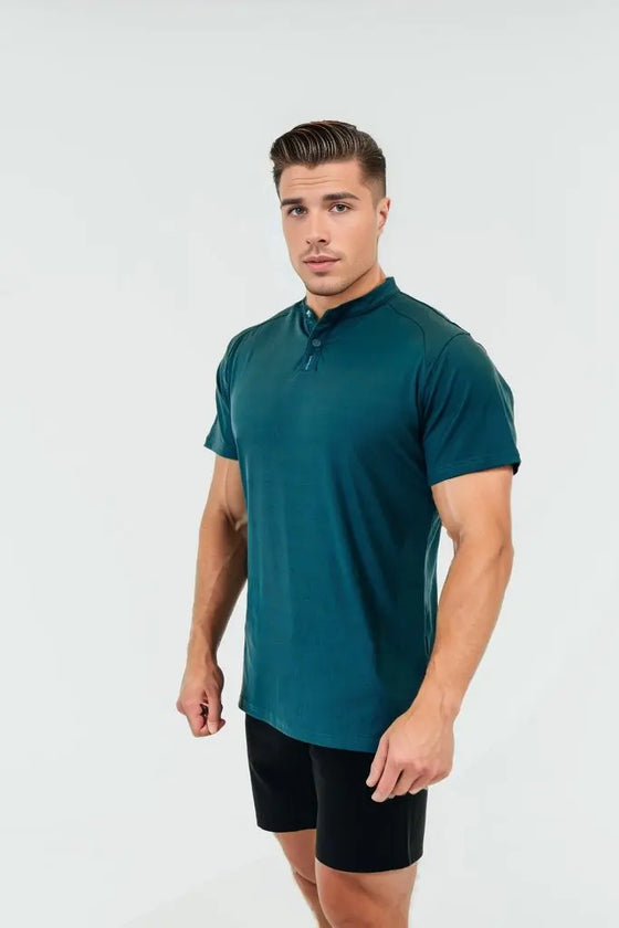 Men’s Ace Short Sleeve Golf Shirt - Titan Blue BodCraft