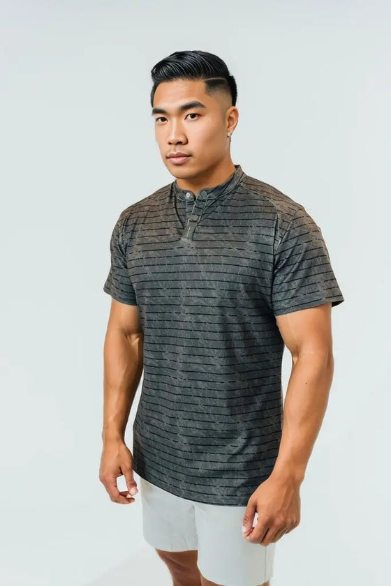 Men’s Ace Short Sleeve Golf Shirt - Volcanic Ash BodCraft