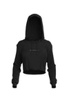 Origin Performance Crop Hoodie - Midnight Black Bodcraft