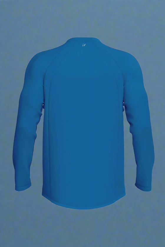 Special Edition Luke Rhodes Total War Ai1 “Best Yet” Long Sleeve - Indy Blue Bodcraft