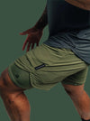 Total War Ai1 Lined Training Short - Army Green Bodcraft