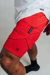 Total War Ai1 Lined Training Short - Candy Apple Red Bodcraft