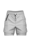 Total War Ai1 Lined Training Short - Pebble Grey Bodcraft
