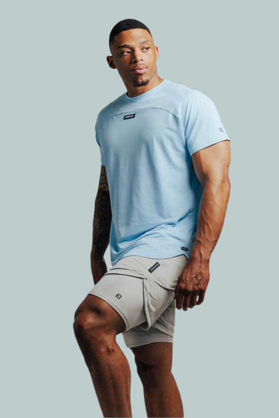 Total War Ai1 Lined Training Short - Pebble Grey Bodcraft