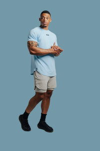 Total War Ai1 “Give Your All” Short Sleeve - Carolina Blue Bodcraft