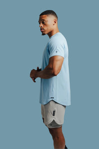 Total War Ai1 “Give Your All” Short Sleeve - Carolina Blue Bodcraft